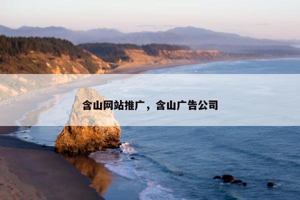 含山网站推广，含山广告公司