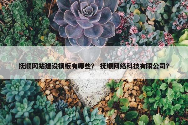 抚顺网站建设模板有哪些？ 抚顺网络科技有限公司？