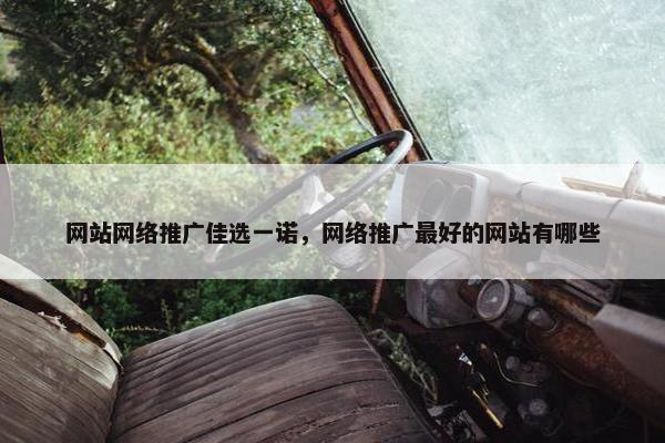 网站网络推广佳选一诺，网络推广最好的网站有哪些
