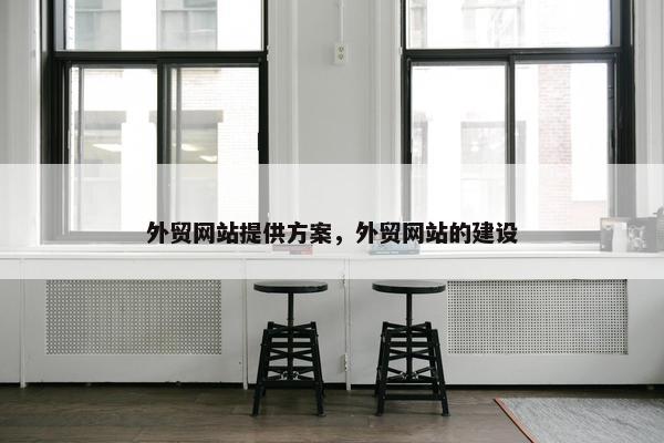 外贸网站提供方案，外贸网站的建设