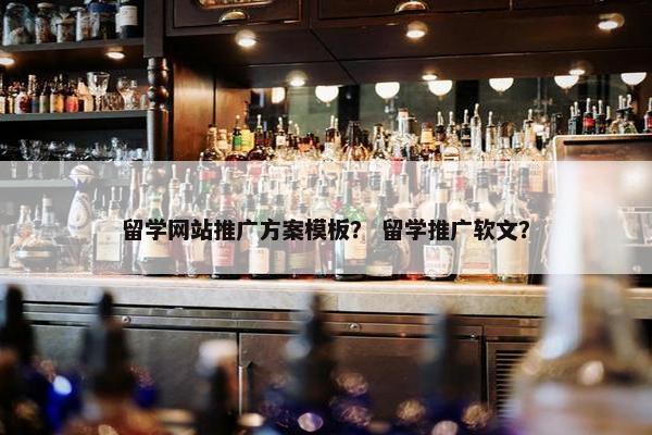 留学网站推广方案模板？ 留学推广软文？