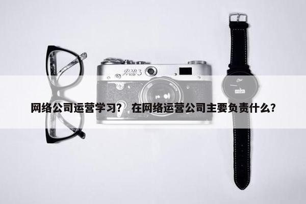 网络公司运营学习？ 在网络运营公司主要负责什么？