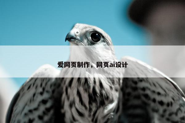 爱网页制作，网页ai设计