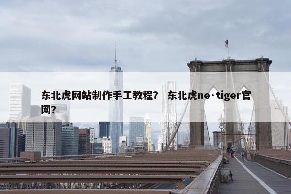 东北虎网站制作手工教程？ 东北虎ne·tiger官网？