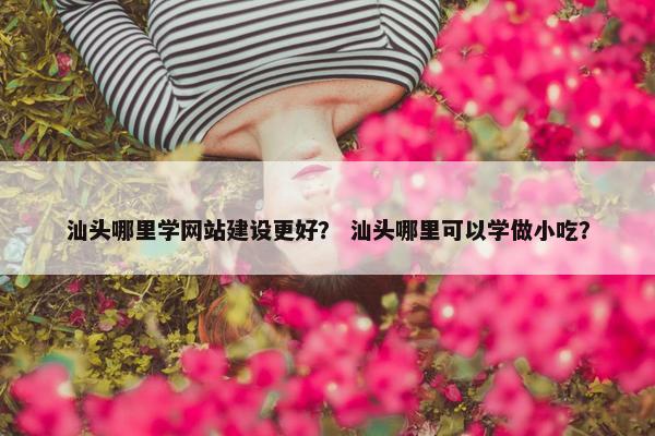 汕头哪里学网站建设更好？ 汕头哪里可以学做小吃？