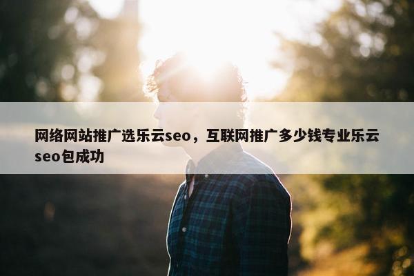 网络网站推广选乐云seo，互联网推广多少钱专业乐云seo包成功