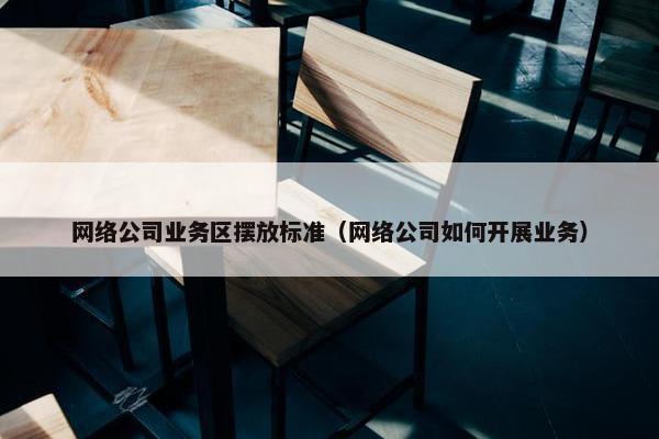网络公司业务区摆放标准（网络公司如何开展业务）