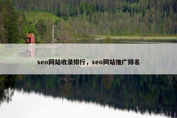 seo网站收录排行，seo网站推广排名