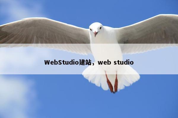 WebStudio建站，web studio