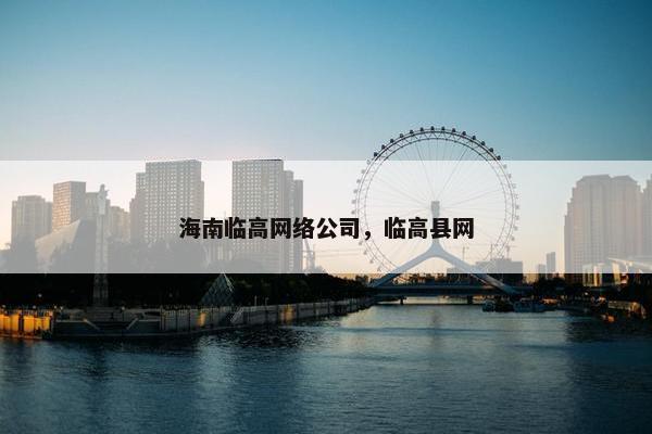 海南临高网络公司，临高县网