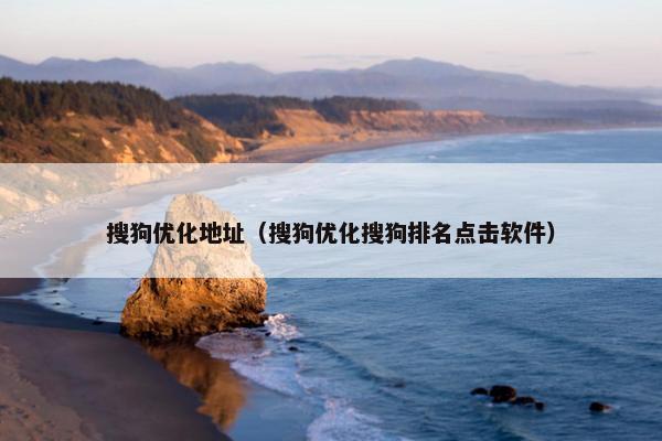 搜狗优化地址（搜狗优化搜狗排名点击软件）