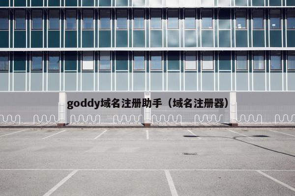 goddy域名注册助手（域名注册器）