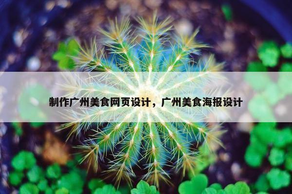 制作广州美食网页设计，广州美食海报设计