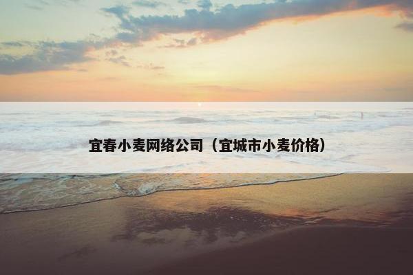 宜春小麦网络公司（宜城市小麦价格）