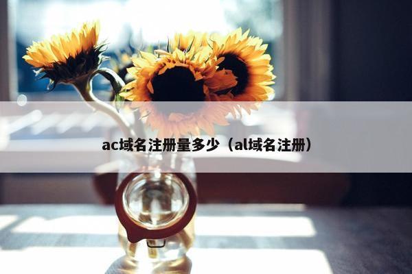 ac域名注册量多少（al域名注册）