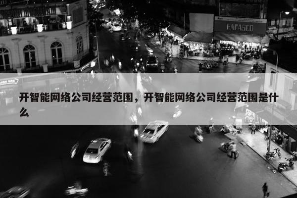 开智能网络公司经营范围，开智能网络公司经营范围是什么