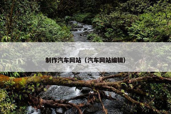 制作汽车网站（汽车网站编辑）
