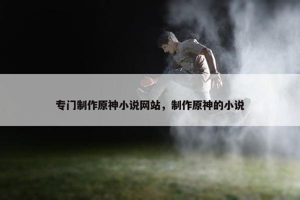专门制作原神小说网站，制作原神的小说