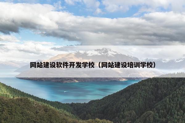 网站建设软件开发学校（网站建设培训学校）