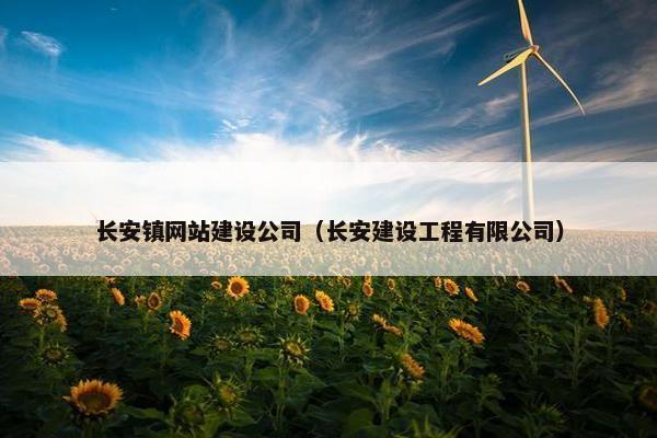 长安镇网站建设公司（长安建设工程有限公司）